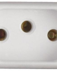 Detalhes do produto MÓDULO TOMADA 2P+T 20A 250V~ COR BRANCO - TRAMONTINA