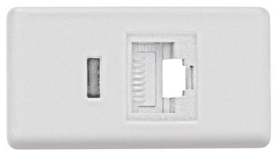 MÓDULO TOMADA RJ45 (CAT. 6) COR BRANCO - TRAMONTINA MÓDULO TOMADA RJ45 (CAT. 6) COR BRANCO - TRAMONTINA