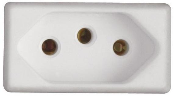 MÓDULO TOMADA 2P+T 20A 250V~ COR BRANCO - TRAMONTINA MÓDULO TOMADA 2P+T 20A 250V~ COR BRANCO - TRAMONTINA
